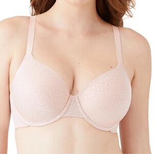 New Wacoal Women's Back Appeal Contour Bra 853303 Rose Dust Pink‎ 32D